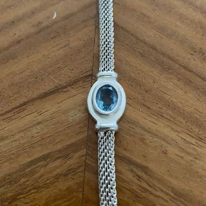 Amy blue topaz bracelet